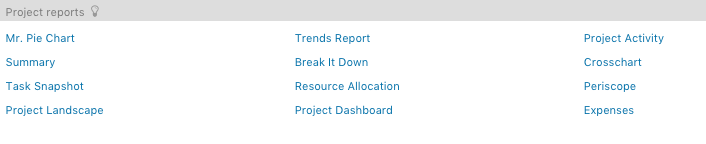 Project Reports